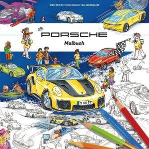 Porsche Malbuch für Kinder