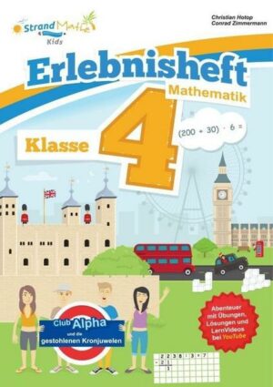 StrandMathe Mathematik Übungsheft Klasse 4 – Erlebnisheft – Rechnen bis 1 Million