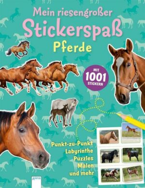 Mein riesengroßer Stickerspaß. Pferde