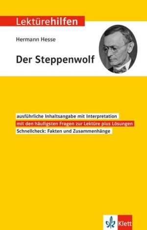 Klett Lektürehilfen Hermann Hesse