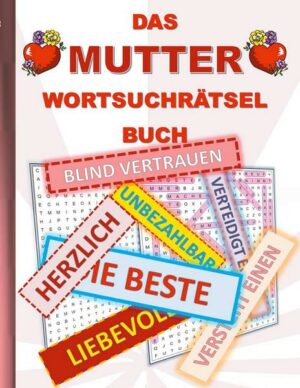 Das Mutter Wortsuchrätsel Buch