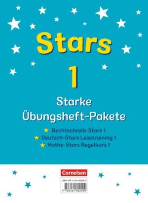 STARS - starke Übungshefte - Übungsheftpakete Deutsch und Mathematik - 1. Schuljahr