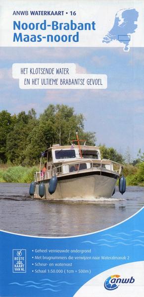 Noord-Brabant/Maas-Noord 1:50 000 Waterkaart