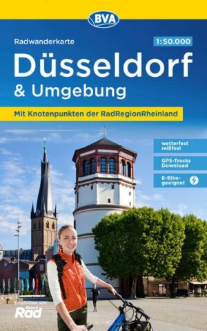 Radwanderkarte BVA Düsseldorf & Umgebung