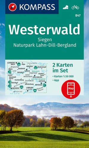 KOMPASS Wanderkarte 847 Westerwald