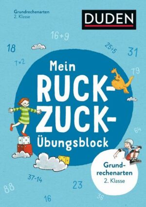 Mein Ruckzuck-Übungsblock Grundrechenarten 2. Klasse