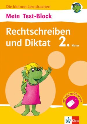 Klett Mein Test-Block Rechtschreiben und Diktat 2. Klasse