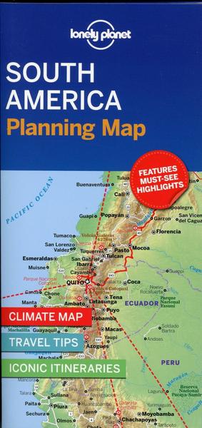 Lonely Planet South America Planning Map