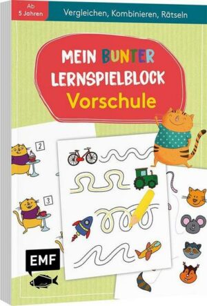 Mein bunter Lernspielblock – Vorschule: Vergleichen