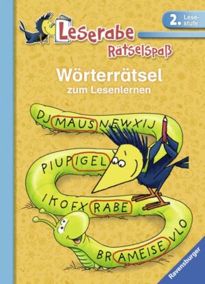 Leserabe: Wörterrätsel zum Lesenlernen (2. Lesestufe)