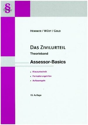 Assessor Basics Das Zivilurteil - Theorieband