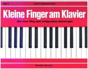 Kleine Finger am Klavier