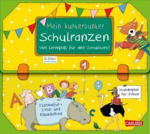 Schlau für die Schule: Mein kunterbunter Schulranzen (Buch-Set für den Schulstart)