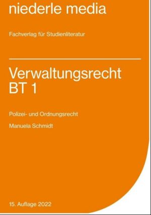 Verwaltungsrecht BT 1 - 2022