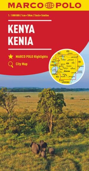 MARCO POLO Länderkarte Kenia 1:1 000 000