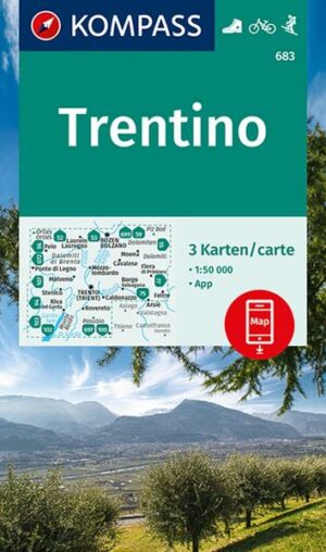 KOMPASS Wanderkarte 683 Trentino