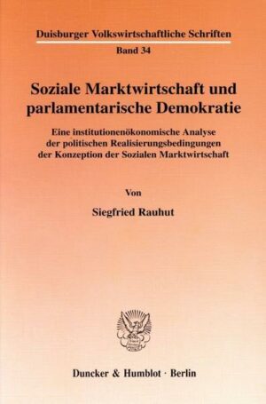 Soziale Marktwirtschaft und parlamentarische Demokratie.