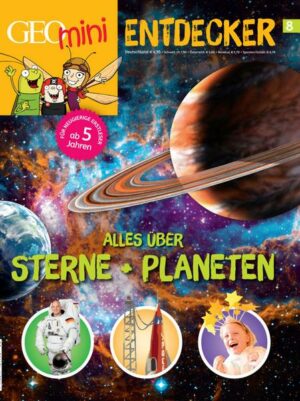 GEOlino mini Entdeckerheft 8/2017 - Alles über Sterne + Planeten
