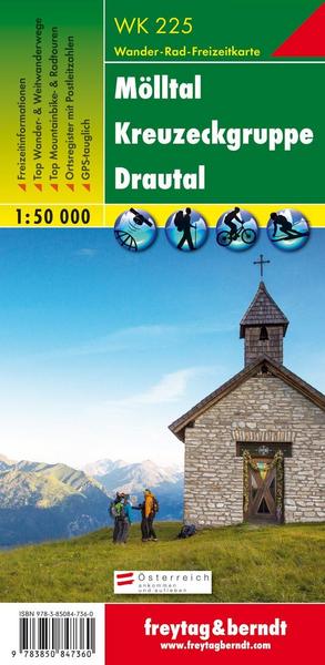 Mölltal - Kreuzeckgruppe - Drautal 1 : 50 000. WK 225
