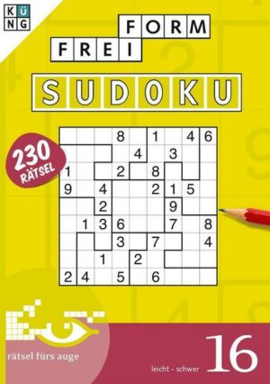 Freiform-Sudoku 16 Taschenbuch