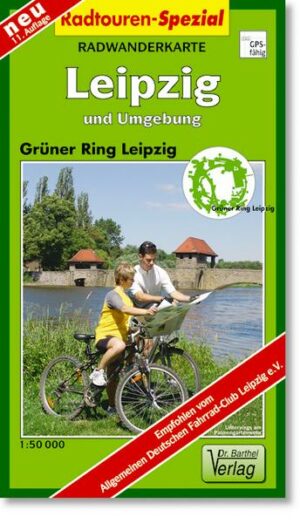 Radwanderkarte Leipzig und Umgebung