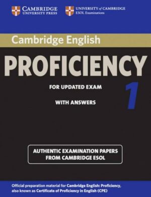 Cambridge English Proficiency 1 for updated exam