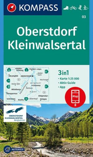 KOMPASS Wanderkarte Oberstdorf