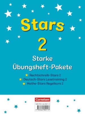 STARS - starke Übungshefte - Übungsheftpakete Deutsch und Mathematik - 2. Schuljahr