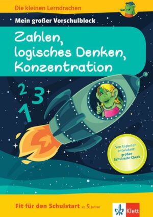 Klett Die kleinen Lerndrachen: Fit für den Schulstart: Mein großer Vorschulblock Zahlen