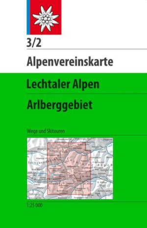 Alpenvereinskarte Blatt 3/2 Lechtaler Alpen