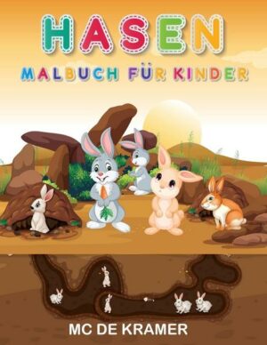 Hasen Malbuch für Kinder