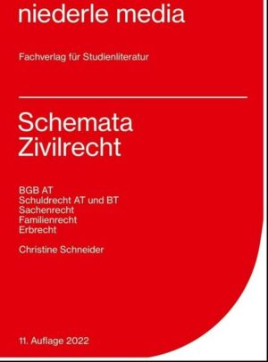 Schemata Zivilrecht - Karteikarten - 2022