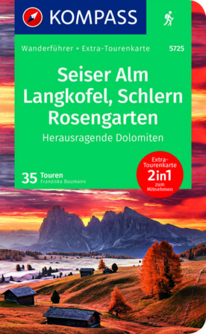 KOMPASS Wanderführer 5725 Dolomiten 2