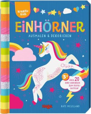 Einhörner – Ausmalen und dekorieren