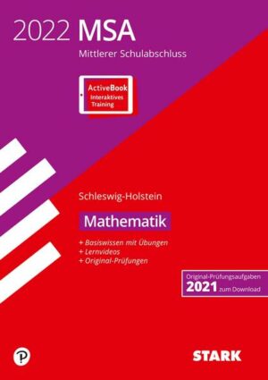 STARK Original-Prüfungen und Training MSA 2022 - Mathematik - Schleswig-Holstein