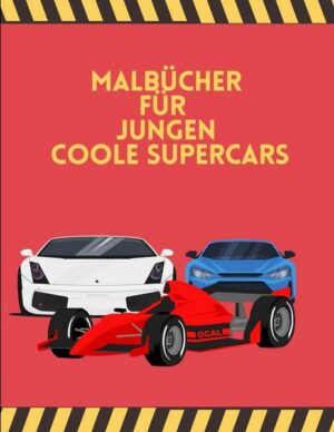 Malbücher für Jungen Coole SuperCars