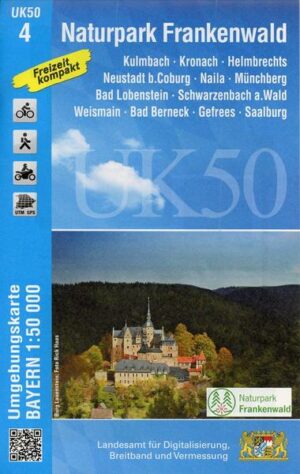 Naturpark Frankenwald 1 : 50 000  (UK50-4)