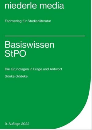 Basiswissen StPO - 2022