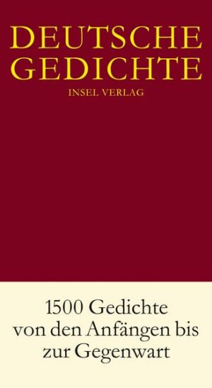 Deutsche Gedichte in einem Band
