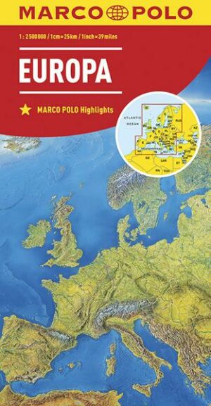 MARCO POLO Länderkarte Europa