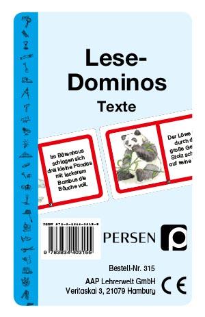 Lese-Dominos - Texte