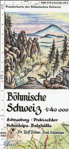 Böhmische Schweiz 1 : 40 000