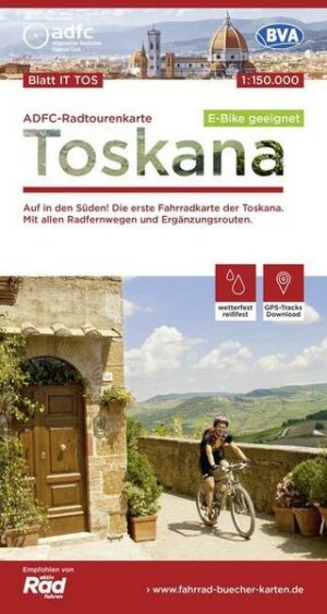 ADFC-Radtourenkarte IT-TOS Toskana