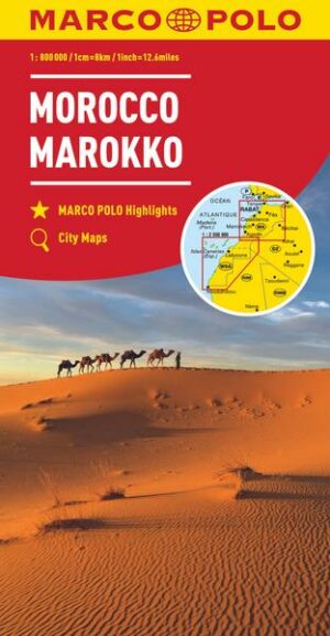 MARCO POLO Länderkarte Marokko 1:800 000