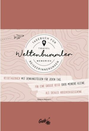 GuideMe Travel Memories 'Weltenbummler' – Reisetagebuch