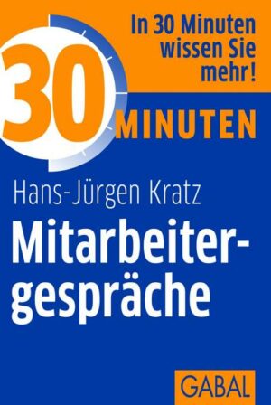 30 Minuten Mitarbeitergespräche