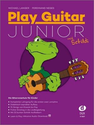 Play Guitar Junior mit Schildi