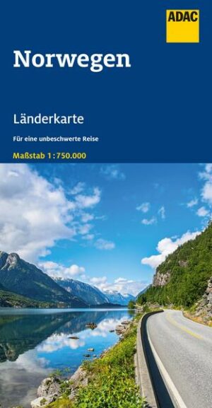 ADAC LänderKarte Norwegen 1:750 000