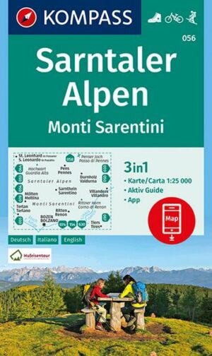 KOMPASS Wanderkarte 056 Sarntaler Alpen