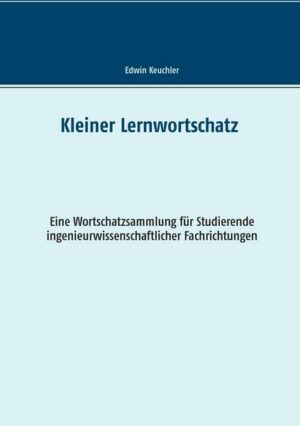 Kleiner Lernwortschatz Technisches Englisch